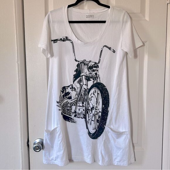Lauren Moshi Motorcycle T Shirt - Picture 1 of 5